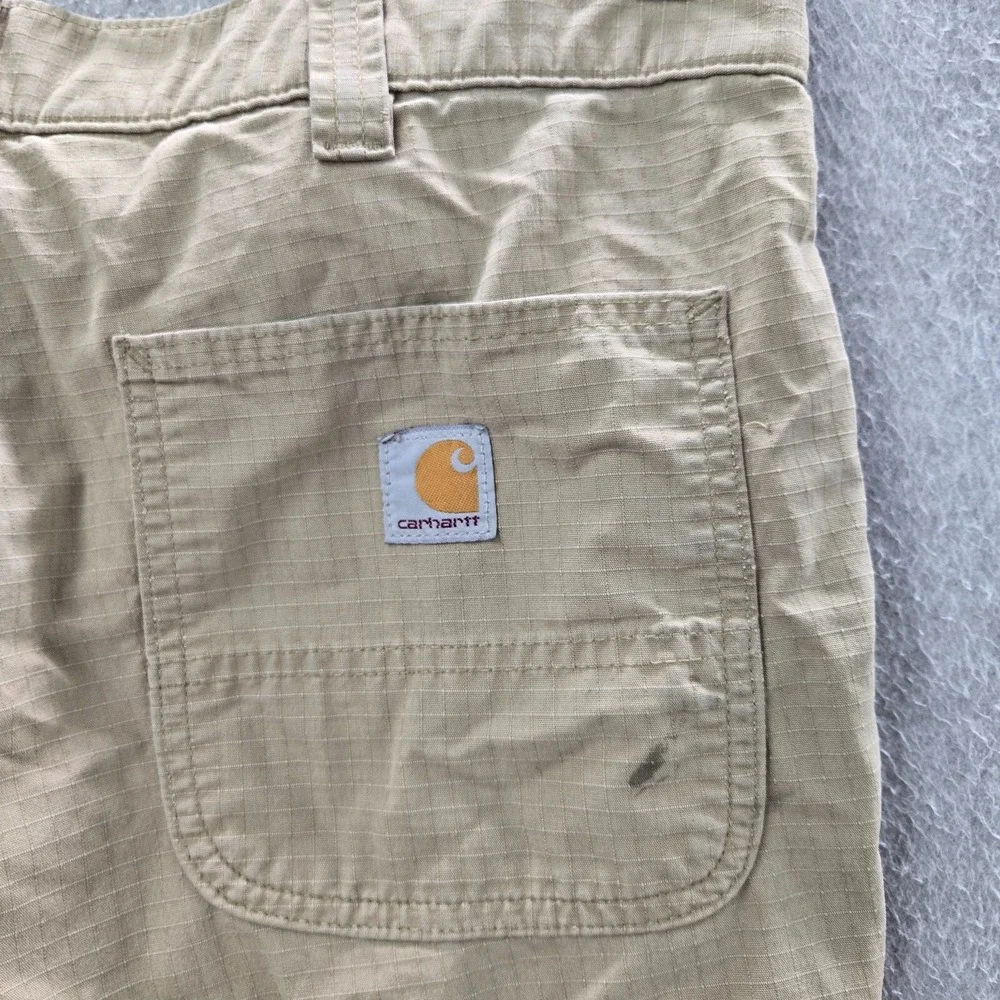 Carhartt Men Pants 34x30 Beige Relaxed Fit DKH Cargo Straight READ